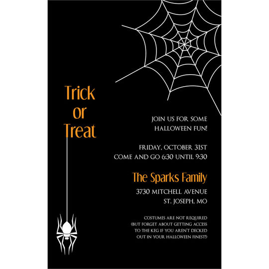 Spooky Fun Halloween Invitations